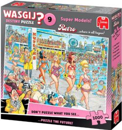 WASGIJ DESTINY RETRO NO 9 ROSE CASSE-TÊTE 1000 PIÈCES - TOP MODÈLES ! #70-00503